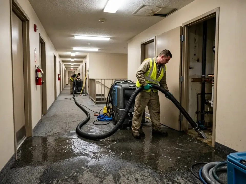 multi-unit-apartment-hallway-f-005 — frequently asked questions, Emergency Burst Pipe Water Extraction & Removal in Humboldt…